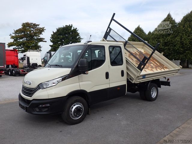 Tipper van IVECO Daily 60 C 16 DoKa/Kipper 3,1m/2xAHK/Klima/Sperr