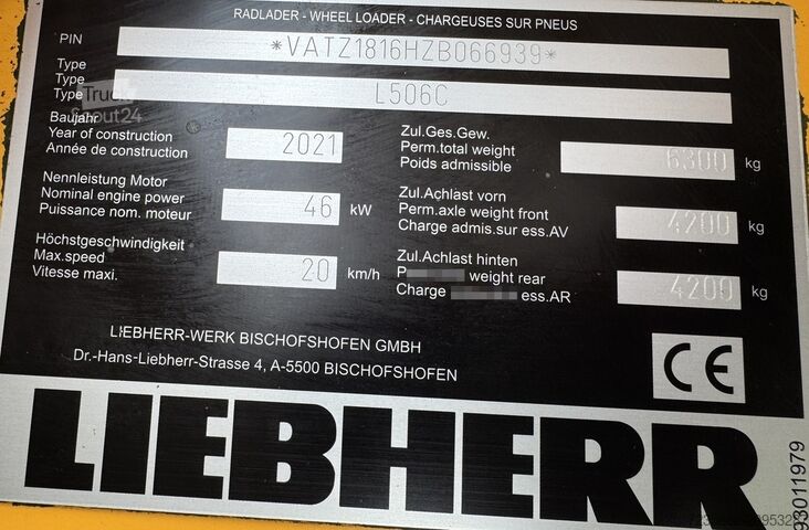 Chargeuse Liebherr L506C