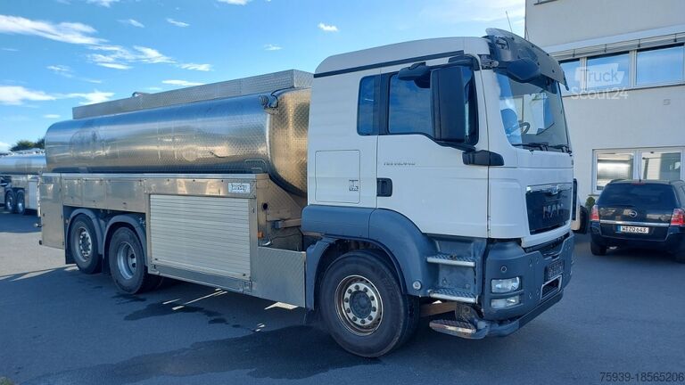 Βυτιοφόρο φορτηγό MAN TGS 26.440  Jansky Optimate - 17.000 Ltr. - 3 Kammern