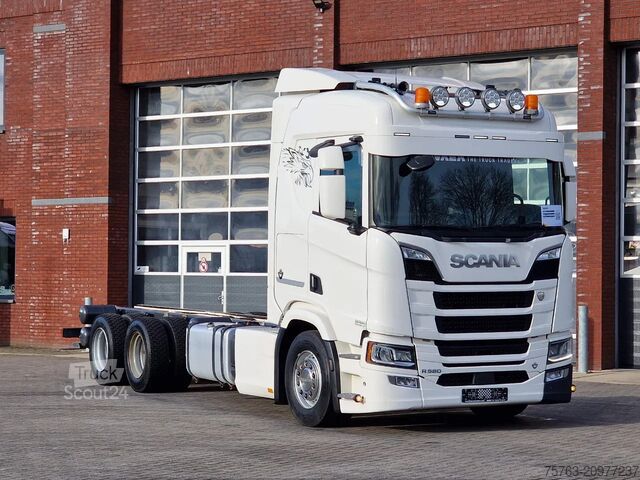 Šasija ar kabīni Scania R580 V8 NGS 6x4 chassis - Retarder - 4.75 WB - ...