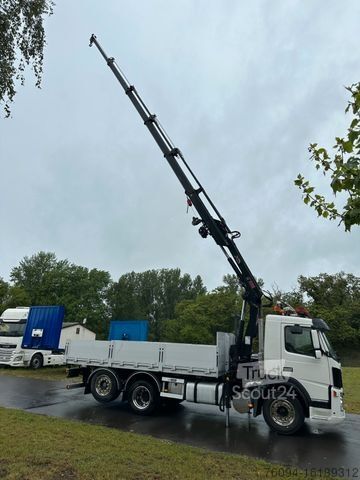 Autocarro con cassone fisso VOLVO FM 6x2 Pritsche KRAN 21m WINDE FUNK lift/lenk