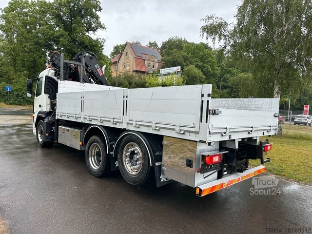 Autocarro con cassone fisso VOLVO FM 6x2 Pritsche KRAN 21m WINDE FUNK lift/lenk