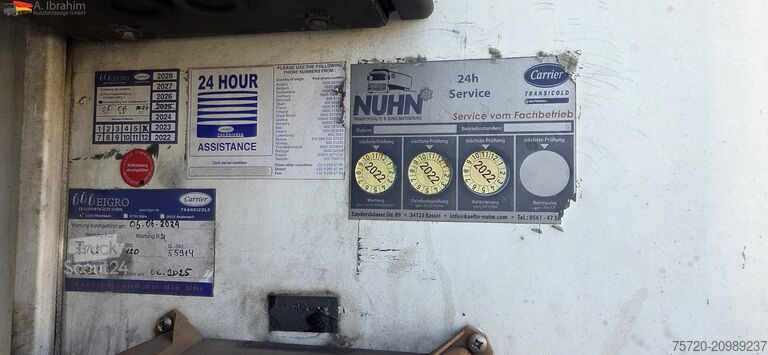 Oplegger Schmitz SKO24 Carrier Maxima 1300 | -30°C | Lift-Achse | Scheibenbremse