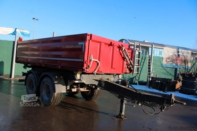 Driezijdige kipperaanhanger MEILLER MZDA 18/23 - ALU - Trommelbremse - Nr.: 025