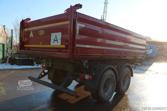 Driezijdige kipperaanhanger MEILLER MZDA 18/23 - ALU - Trommelbremse - Nr.: 025