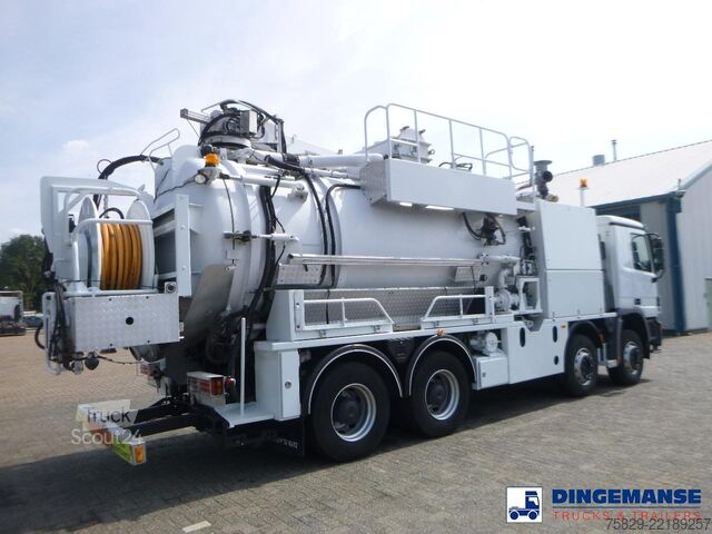 Kolkenzuiger Mercedes Actros 3241 8x4 RHD  Huwer vacuum tank / hydroc...