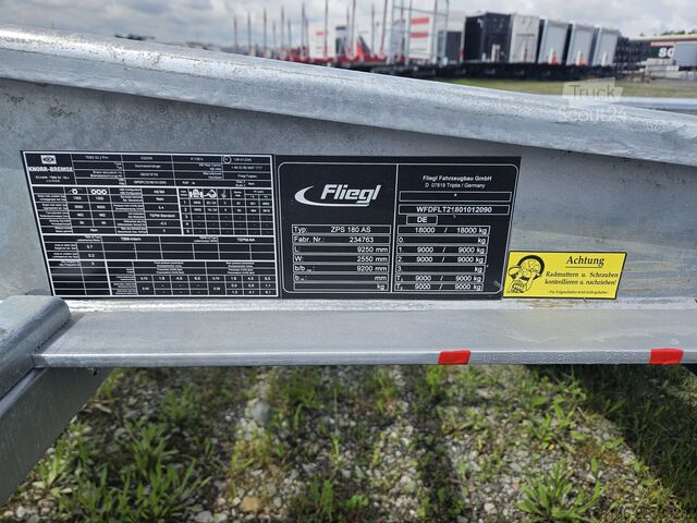 Rimorchio scarrabile Fliegl ZPS 180 AS Maxi für Abrollcontainer