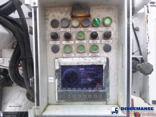 Засмукващо превозно средство Mercedes Actros 2541 6x2 RHD E5 Huwer vacuum tank / hydr...