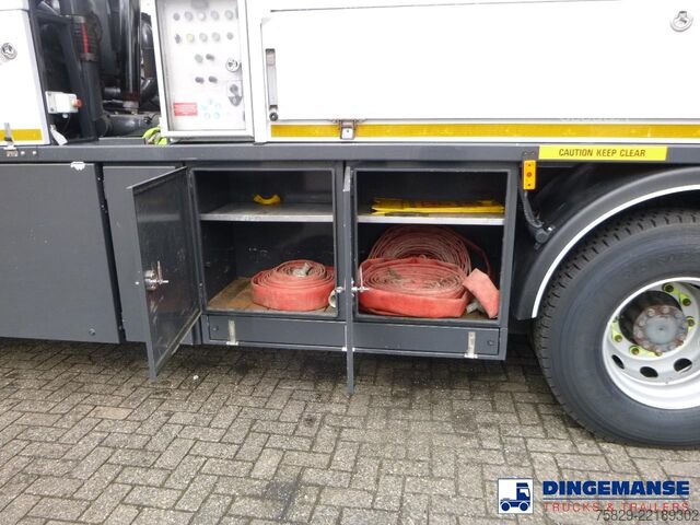 Засмукващо превозно средство Mercedes Actros 2541 6x2 RHD E5 Huwer vacuum tank / hydr...