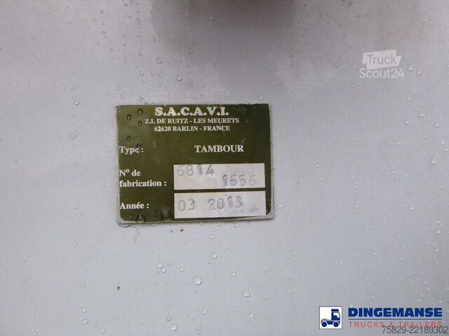 Όχημα αναρρόφησης Mercedes-Benz Actros 2541 6x2 RHD E5 Huwer vacuum tank / hydr...