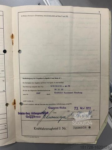 Andere Mercedes-Benz Unimog U 401 Oldtimer