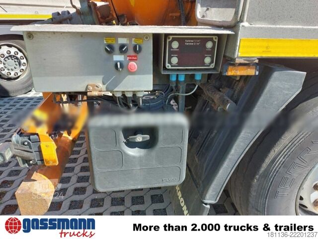 Tanksemitrailer Krone SDR 27, Liftachse, Leistikow Saugauflieger, 2