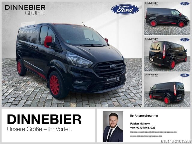 Fourgon tôlé FORD TRANSIT CUSTOM 310 L1 H1 Kasten* Black Edition