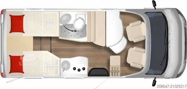 Semi-integrated camper BÜRSTNER Travel Van T 620 G *Modell 2025*
