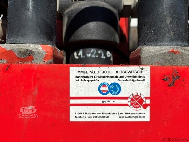 Trostrani kiperski kamion MAN TGS 35.500 Kipper Heckkran abn. PK 22002