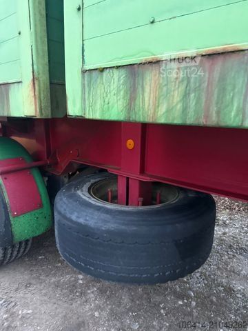 Semi-remorque benne WACKENHUT SK 22 M 1(MIT TRENNWAND)