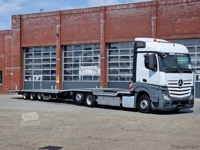 Fourgon porte-voitures Mercedes-Benz Actros 2542 6x2 Machine transporter - Retarder ...