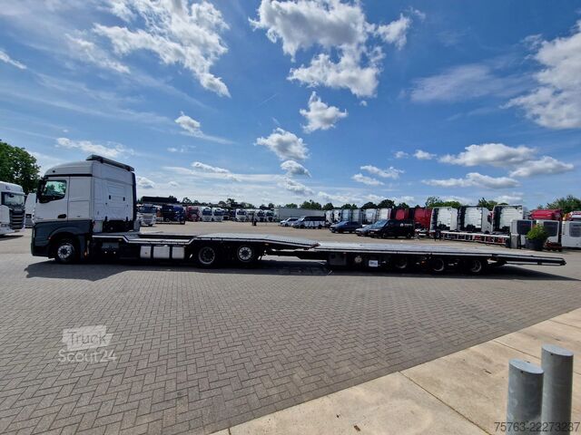 Fourgon porte-voitures Mercedes-Benz Actros 2542 6x2 Machine transporter - Retarder ...