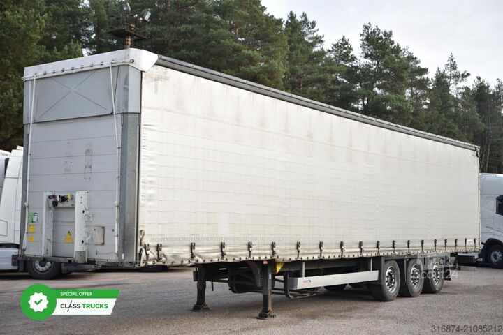 Open semitrailer with tarp SCHMITZ CARGOBULL SCS24/L Varios