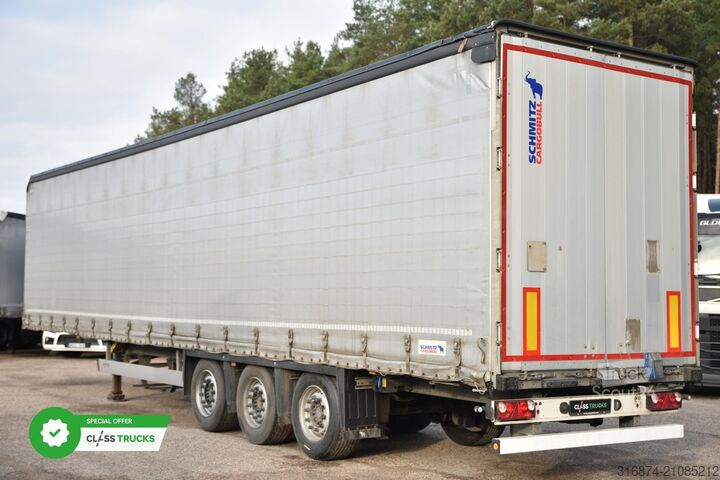 Open semitrailer with tarp SCHMITZ CARGOBULL SCS24/L Varios