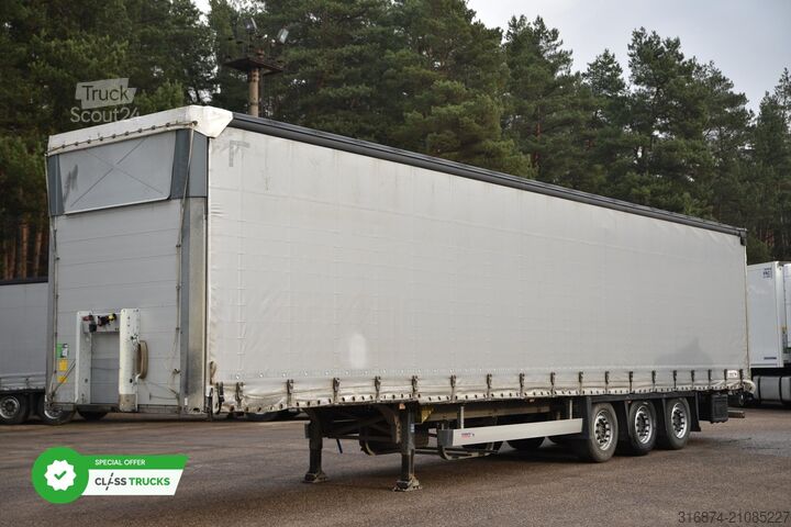 Open semitrailer with tarp SCHMITZ CARGOBULL SCS24/L Varios