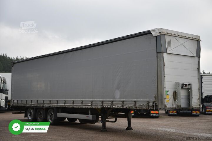 Open semitrailer with tarp SCHMITZ CARGOBULL SCS24/L Varios
