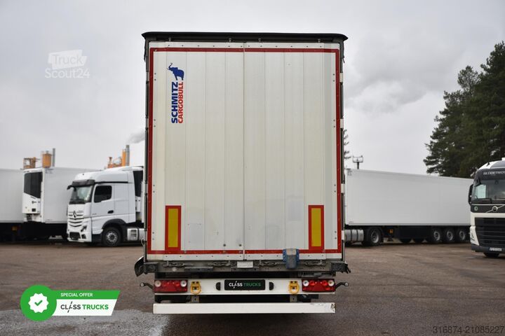 Open semitrailer with tarp SCHMITZ CARGOBULL SCS24/L Varios