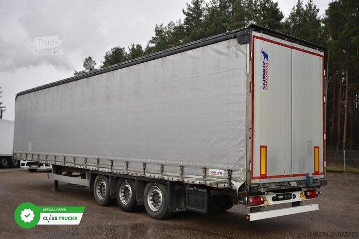 Open semitrailer with tarp SCHMITZ CARGOBULL SCS24/L Varios