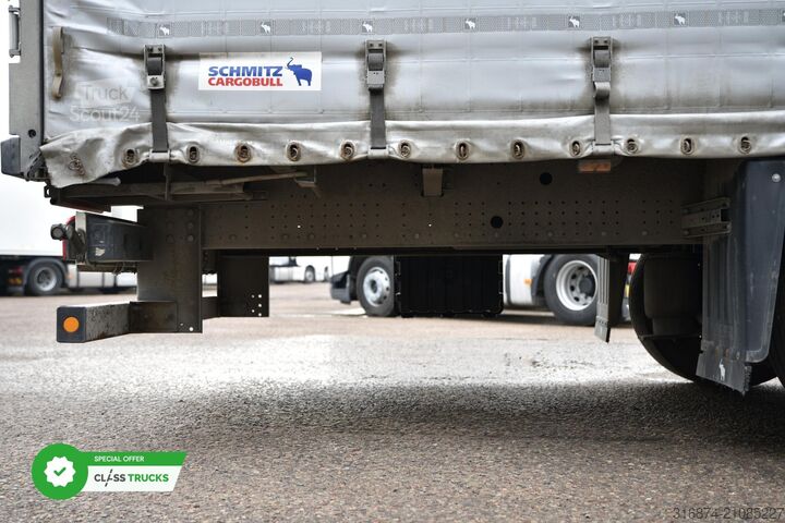 Open semitrailer with tarp SCHMITZ CARGOBULL SCS24/L Varios