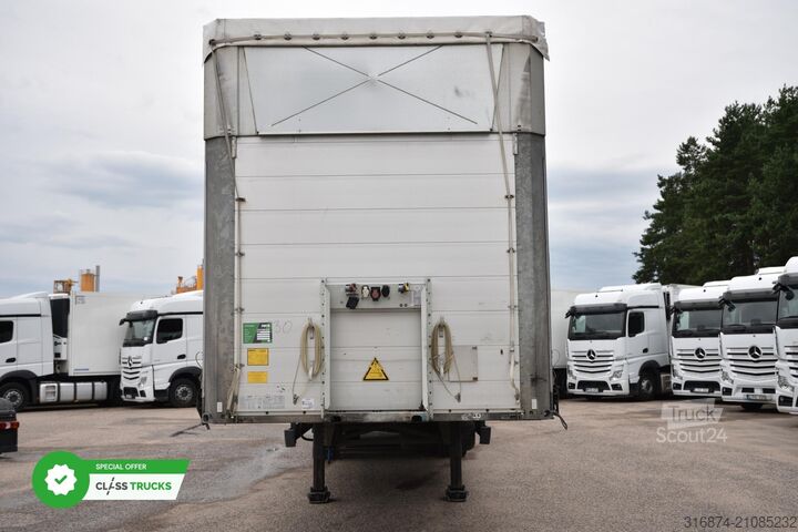 Open semitrailer with tarp SCHMITZ CARGOBULL SCS24/L Varios
