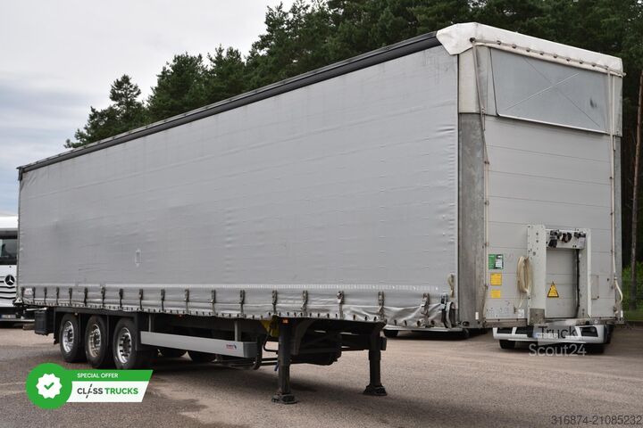 Open semitrailer with tarp SCHMITZ CARGOBULL SCS24/L Varios