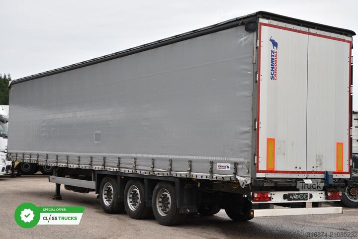 Open semitrailer with tarp SCHMITZ CARGOBULL SCS24/L Varios