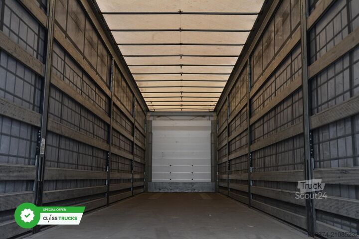 Open semitrailer with tarp SCHMITZ CARGOBULL SCS24/L Varios