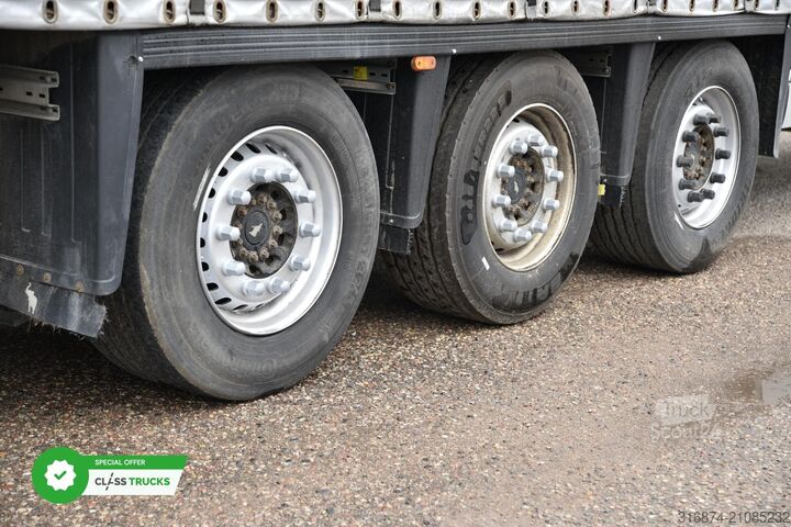 Open semitrailer with tarp SCHMITZ CARGOBULL SCS24/L Varios
