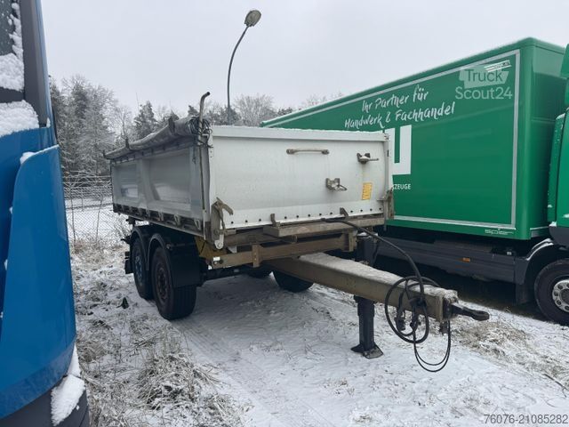 Three-way tipper trailer SCHMITZ CARGOBULL ZKI 18-4.9 Tandem 3-Seiten Kip Stahl  Alu Felgen