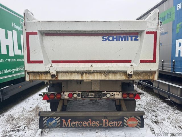 Three-way tipper trailer SCHMITZ CARGOBULL ZKI 18-4.9 Tandem 3-Seiten Kip Stahl  Alu Felgen