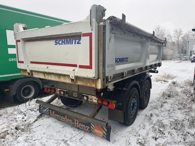 Three-way tipper trailer SCHMITZ CARGOBULL ZKI 18-4.9 Tandem 3-Seiten Kip Stahl  Alu Felgen