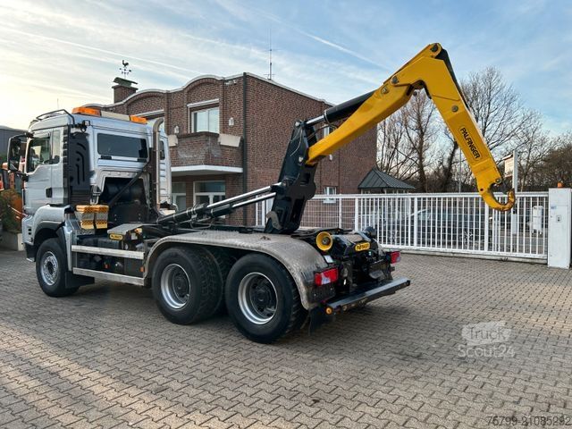 Hakowiec MAN 26.500 Palfinger Abknick-Abroller kurz Radstand