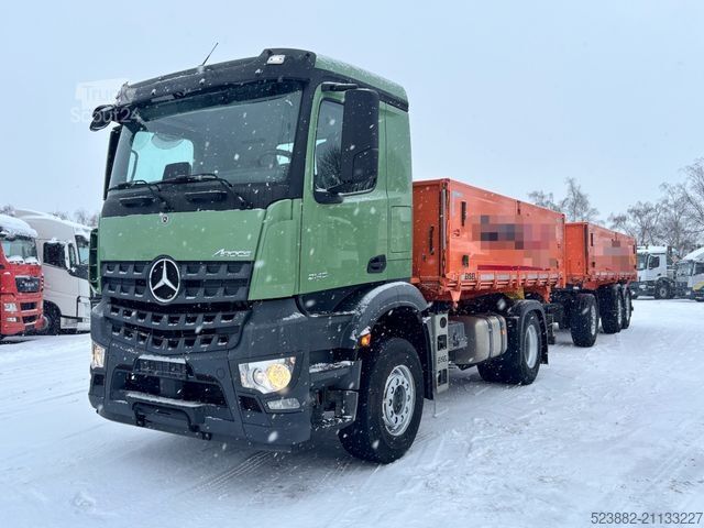 Tipper truck MERCEDES-BENZ Arocs2145 Komplettzug*per*TopZustand*Plane