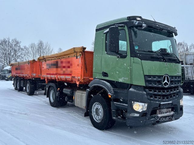 Tipper truck MERCEDES-BENZ Arocs2145 Komplettzug*per*TopZustand*Plane