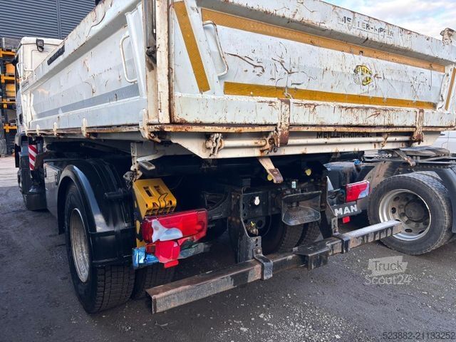 Tipper truck MAN TGM 18.320 Fassi F135C*FUNK*11m = 980kg*
