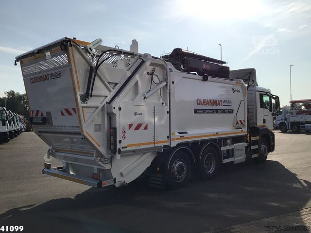 Véhicule de collecte des déchets Man TGS 26.360 Hiab 23 ton/meter laadkraan