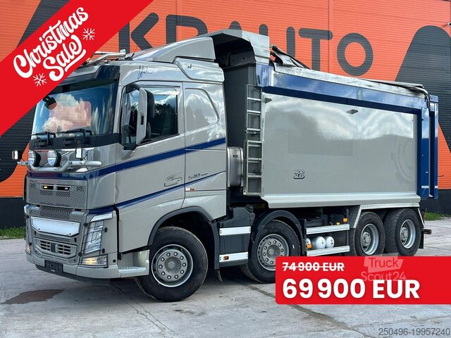 Pašizgāzējs Volvo FH 540 8x4 HYDRAULIC TENT / RETARDER / TANDEM A...