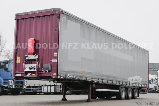 Open oplegger met zeil KRONE SD Pritsche Plane XL MegaLiner Edscha Bordwände