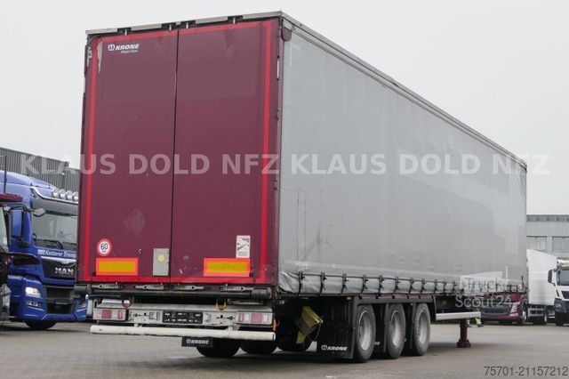 Open oplegger met zeil KRONE SD Pritsche Plane XL MegaLiner Edscha Bordwände