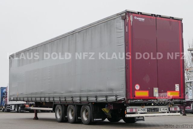 Open oplegger met zeil KRONE SD Pritsche Plane XL MegaLiner Edscha Bordwände