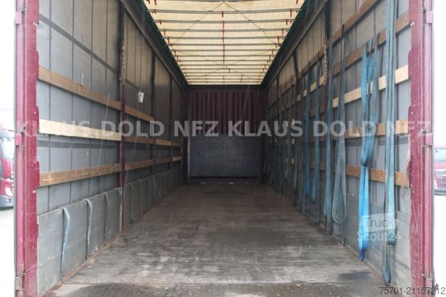 Open oplegger met zeil KRONE SD Pritsche Plane XL MegaLiner Edscha Bordwände