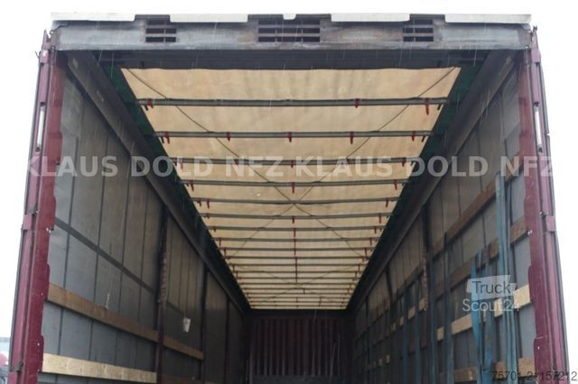 Open oplegger met zeil KRONE SD Pritsche Plane XL MegaLiner Edscha Bordwände