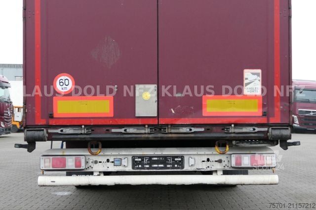 Open oplegger met zeil KRONE SD Pritsche Plane XL MegaLiner Edscha Bordwände