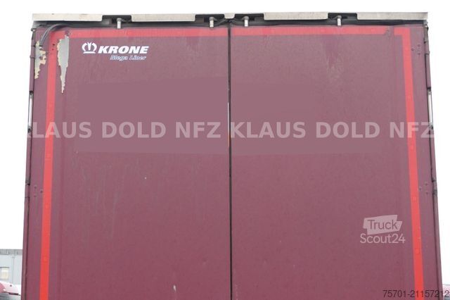 Open oplegger met zeil KRONE SD Pritsche Plane XL MegaLiner Edscha Bordwände